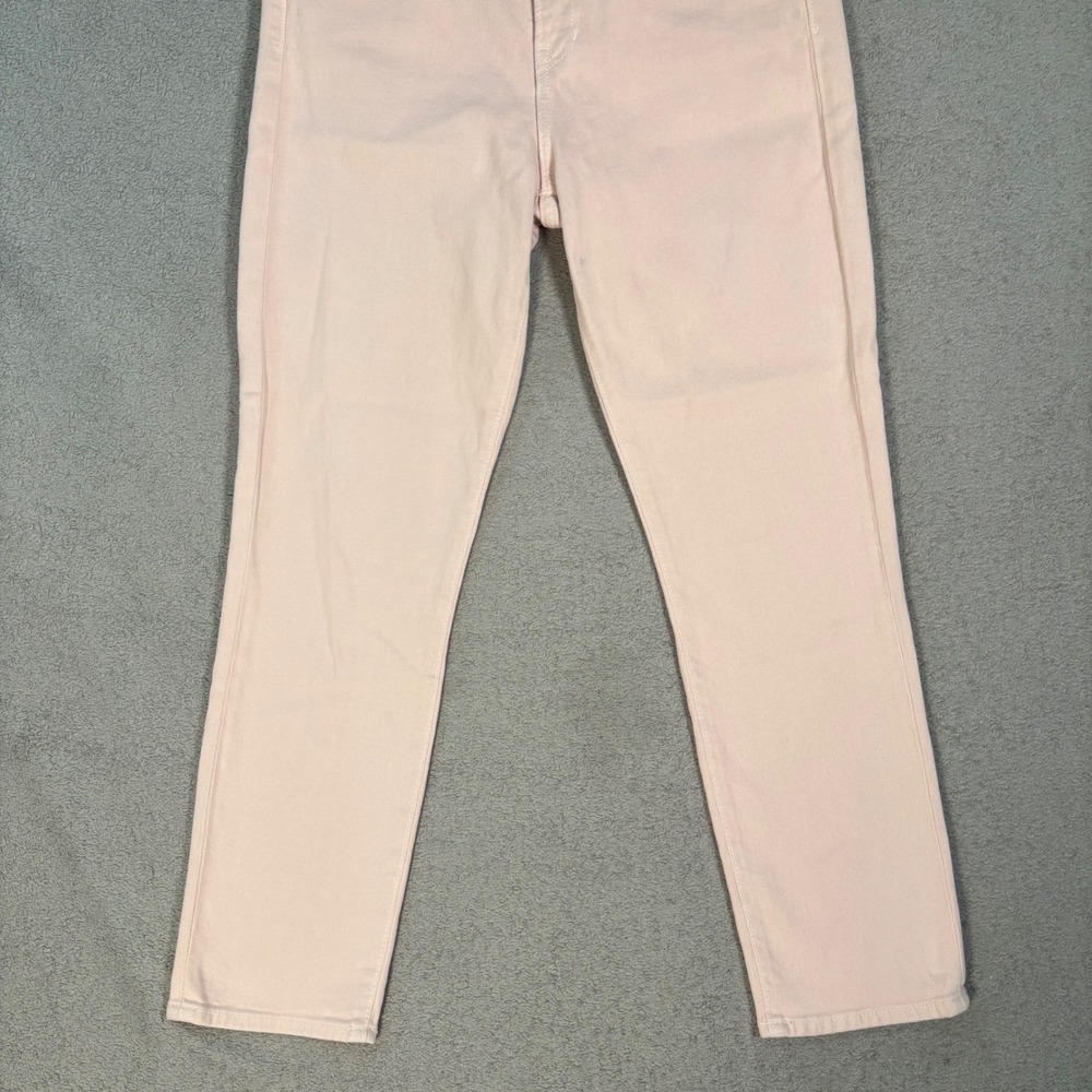 Vince Skinny Crop Jeans Size 29 Tulip Pink Cotton Elastane Soft Pink‎ Denim - Picture 10 of 16